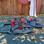 Lichter gebastelt zum Halloween